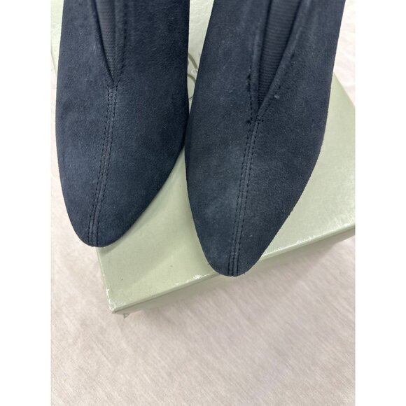 Studio Works Womens Navy Blue Tall Heels Size 8M Venus Style - Picture 3 of 6